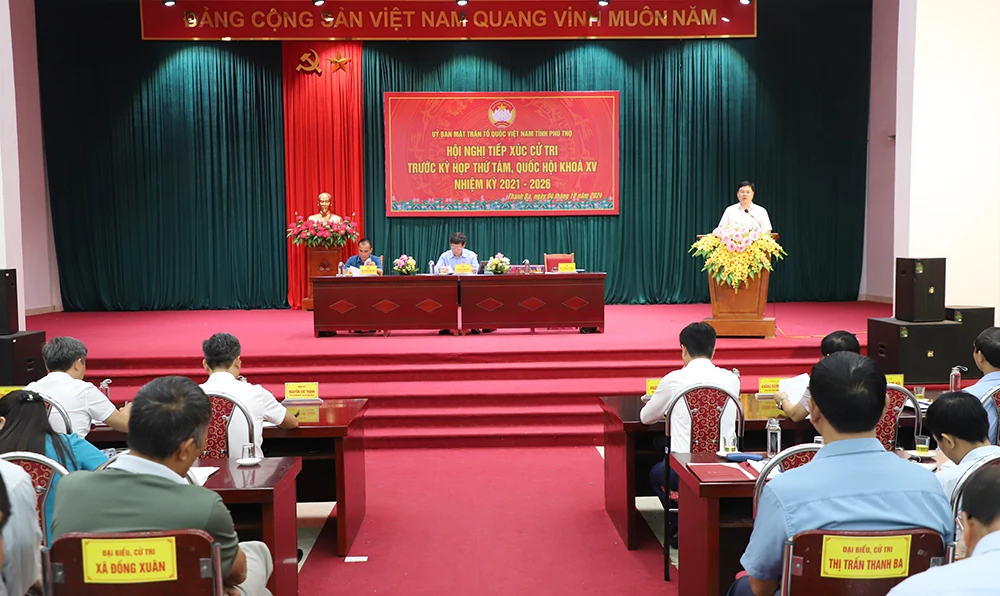 Đại biểu Quốc hội tiếp xúc cử tri trước Kỳ họp thứ Tám, Quốc hội khóa XV