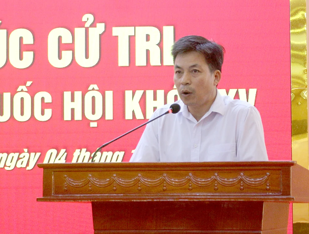 Đại biểu Quốc hội tiếp xúc cử tri trước Kỳ họp thứ Tám, Quốc hội khóa XV