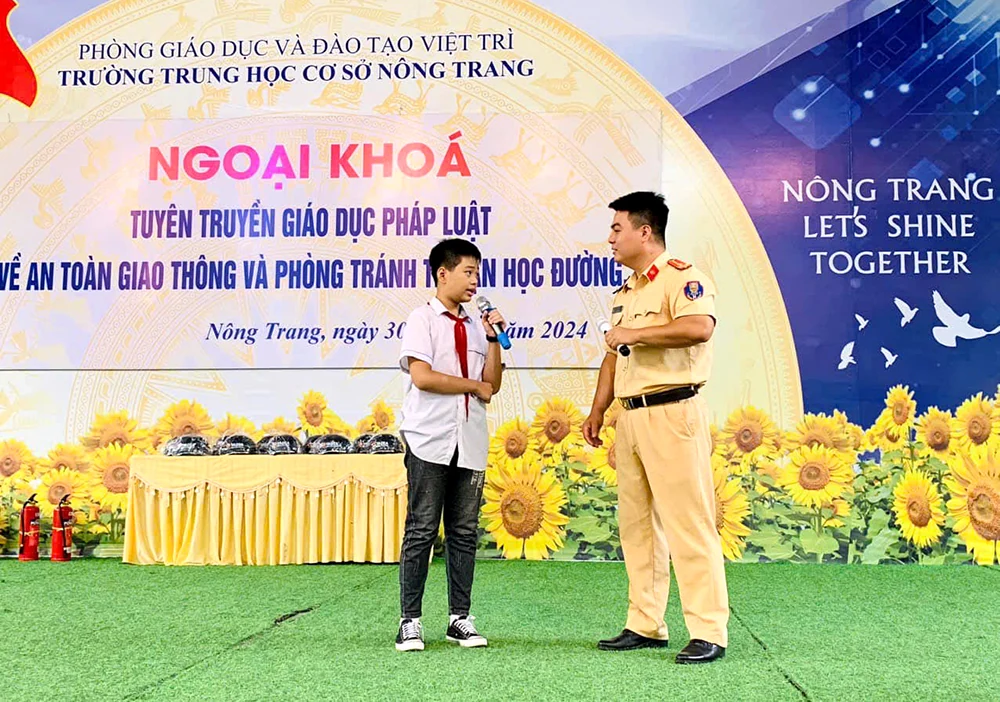 Bài học để tham gia giao thông an toàn