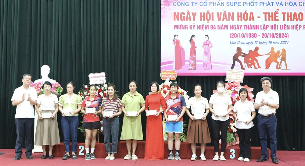 Ngày hội Văn hóa - Thể thao nữ công nhân lao động Supe