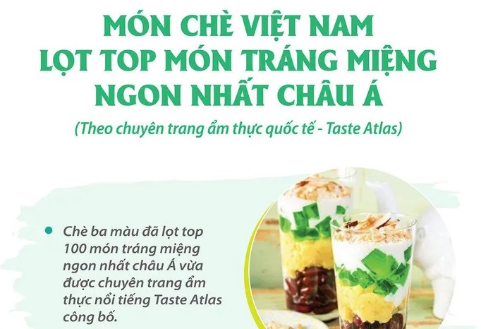 Món chè Việt Nam lọt top món tráng miệng ngon nhất châu Á