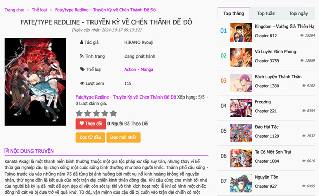 Khám phá thế giới truyện tranh online siêu hấp dẫn tại Truyengihot