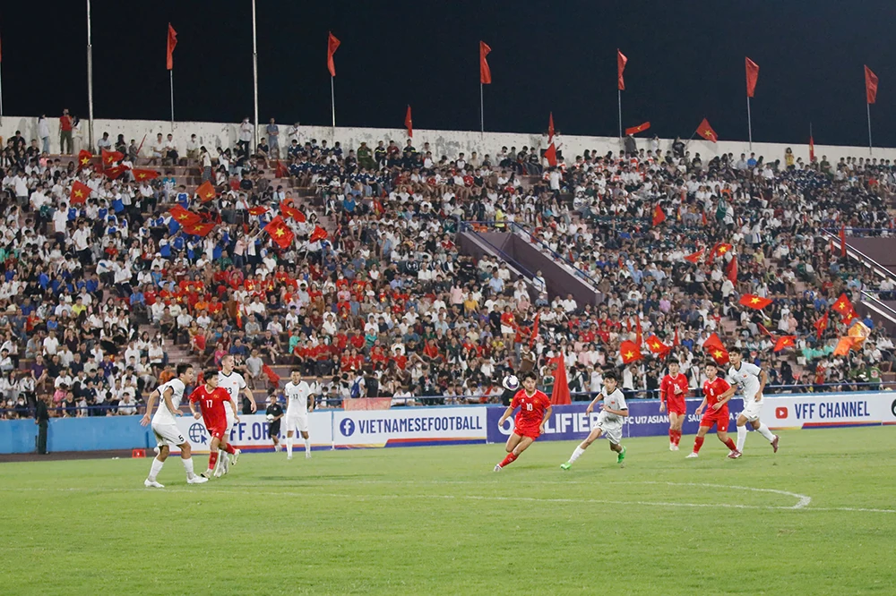 U17 Việt Nam chia điểm trước U17 Kyrgyzstan