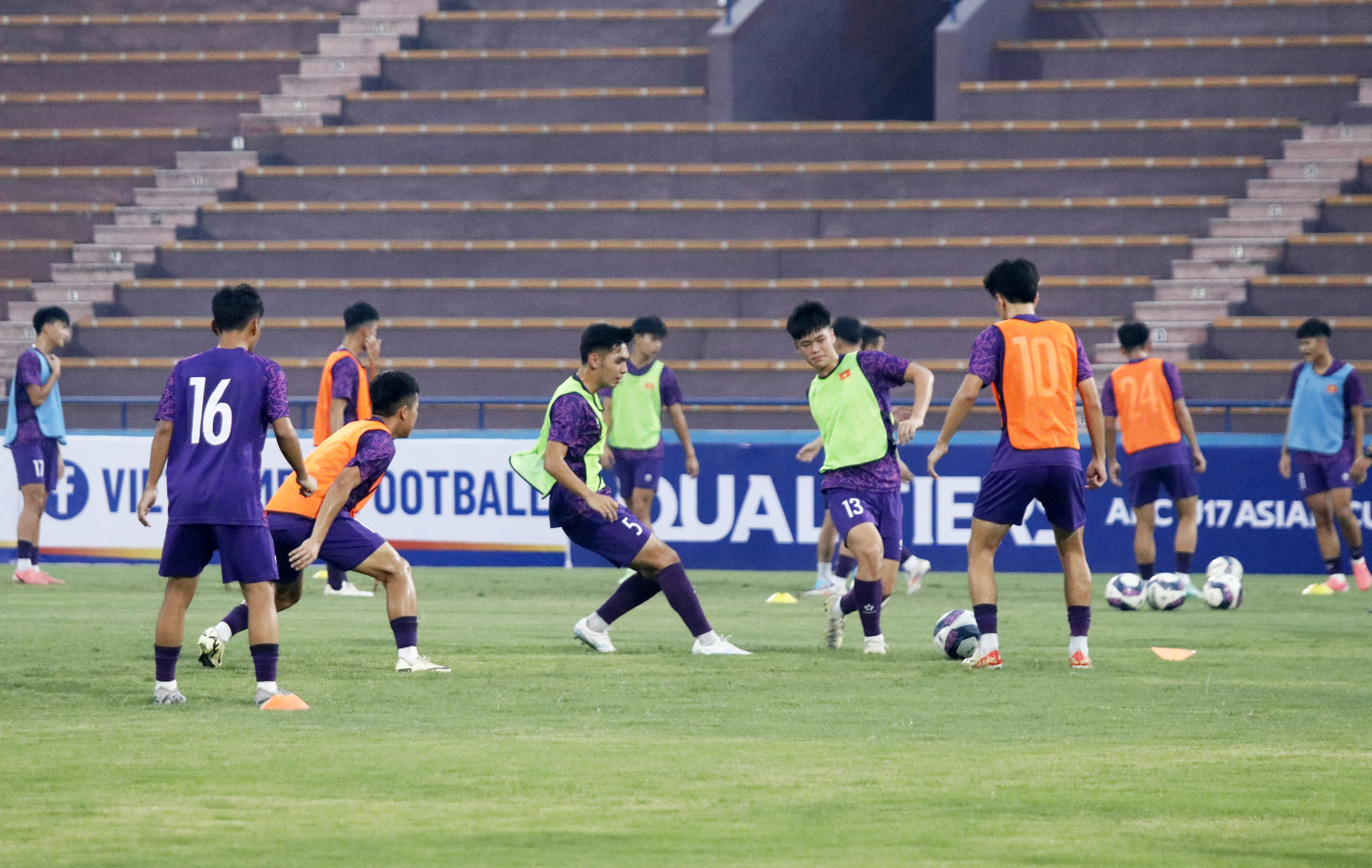 Sẵn sàng cho Vòng loại Giải Bóng đá U17 Vô địch châu Á 2025