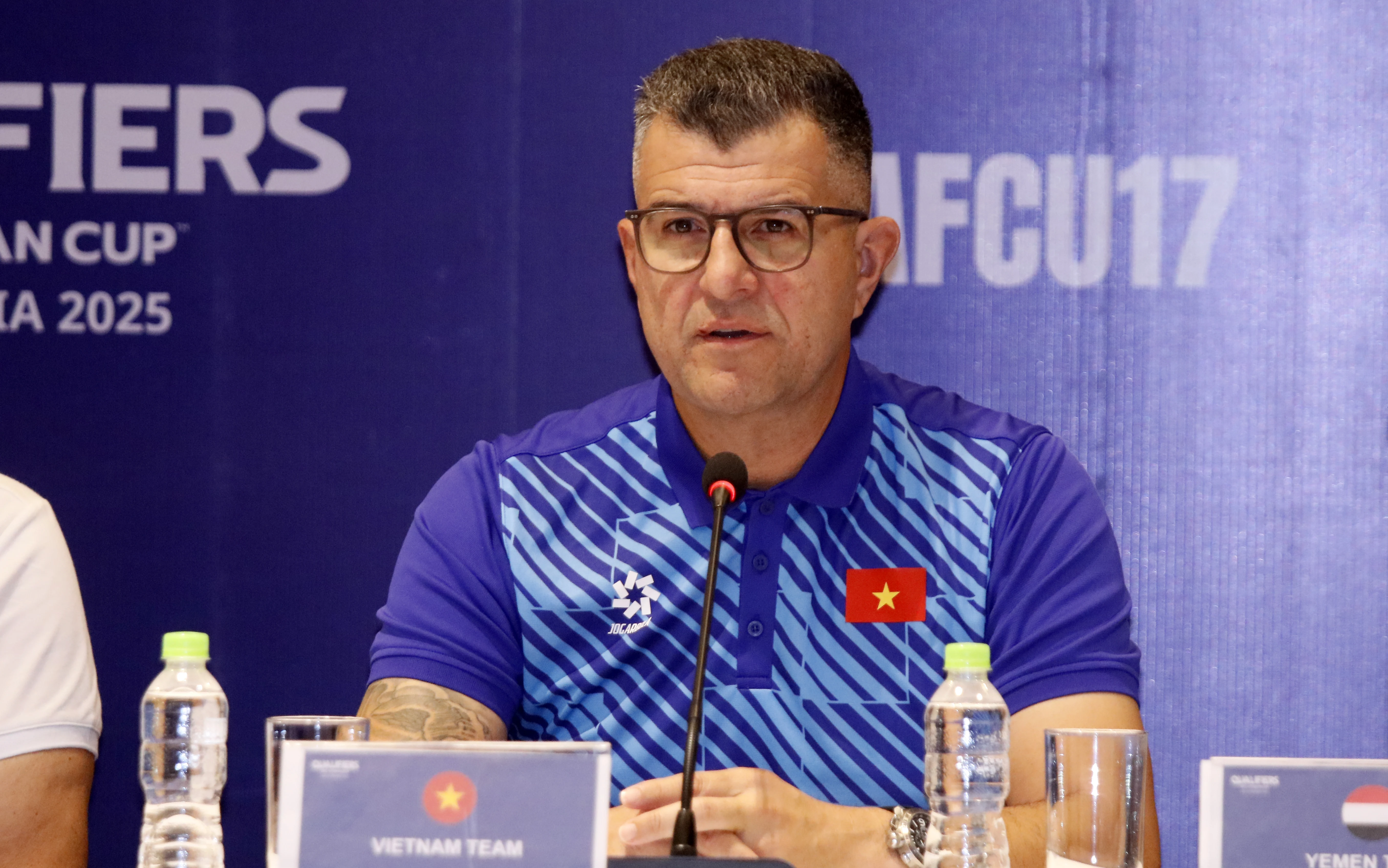 Họp báo Vòng loại Bảng I - Giải Bóng đá U17 Vô địch châu Á 2025