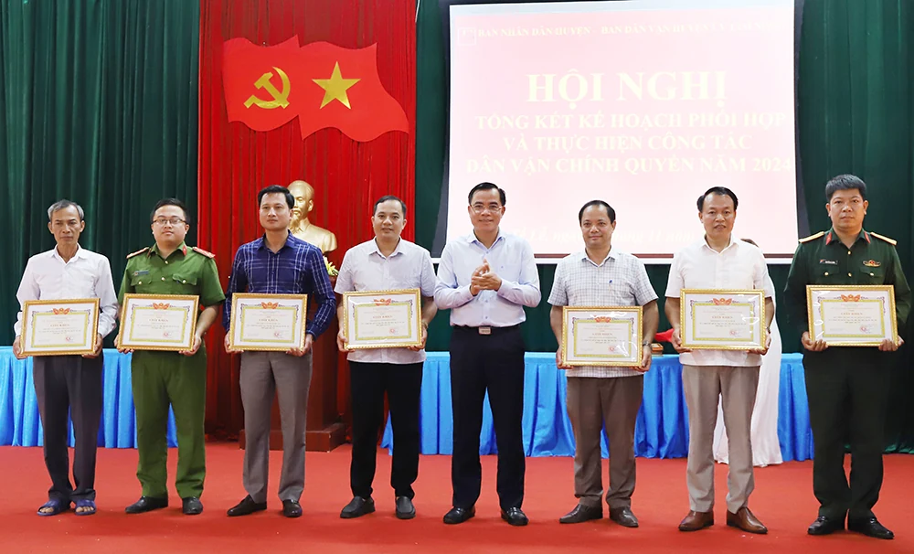 Huyện Tam Nông tổng kết công tác Dân vận chính quyền năm 2024