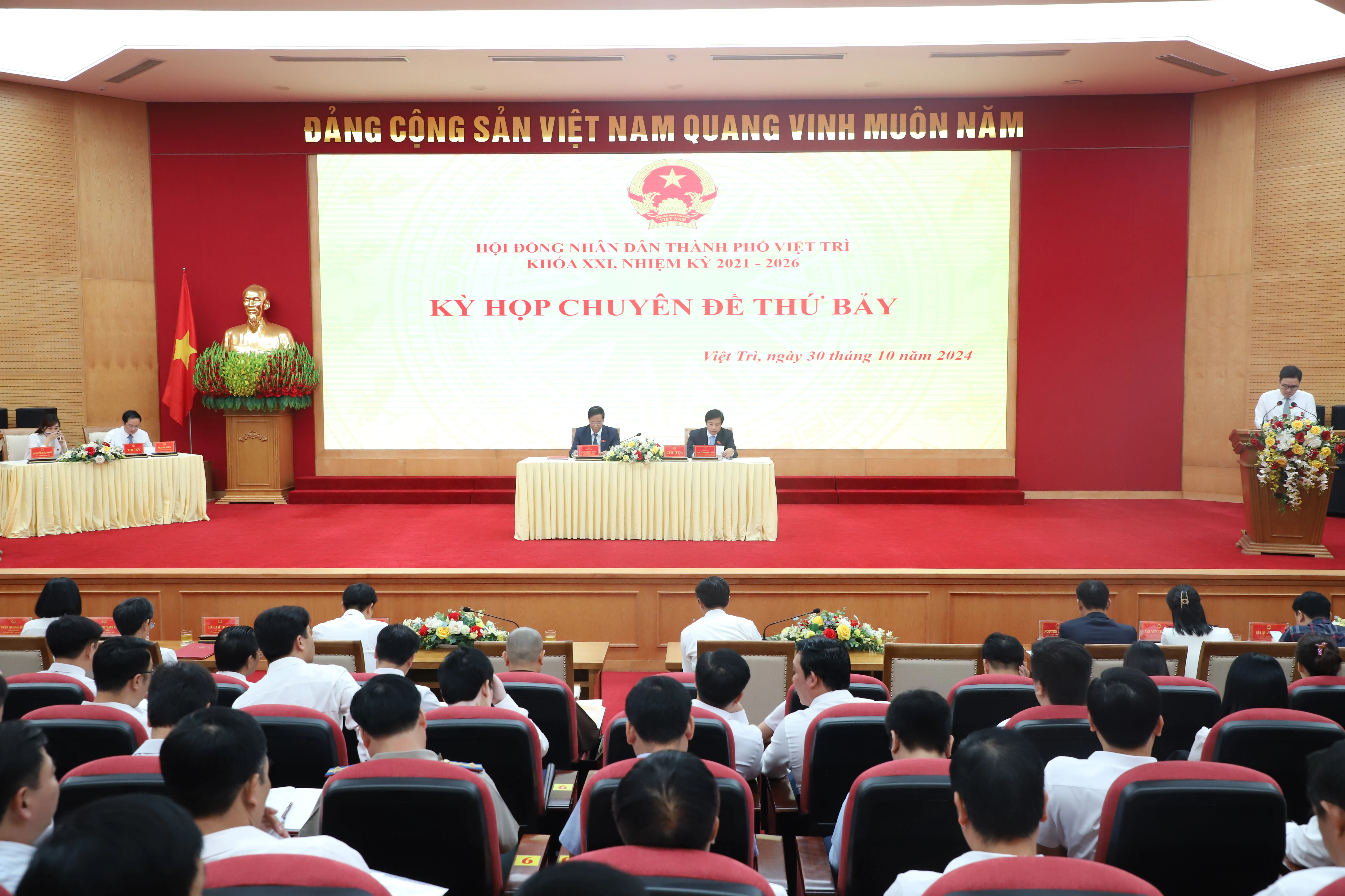 The Seventh Special Session, Viet Tri City People’s Council, term XXI