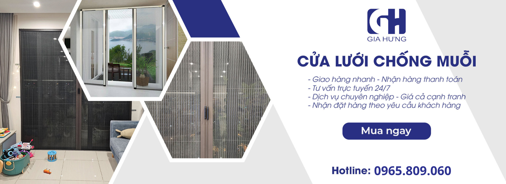 Cửa Lưới Chống Muỗi Giahungpro – An Toàn, Thoáng Mát Cho Mọi Gia Đình