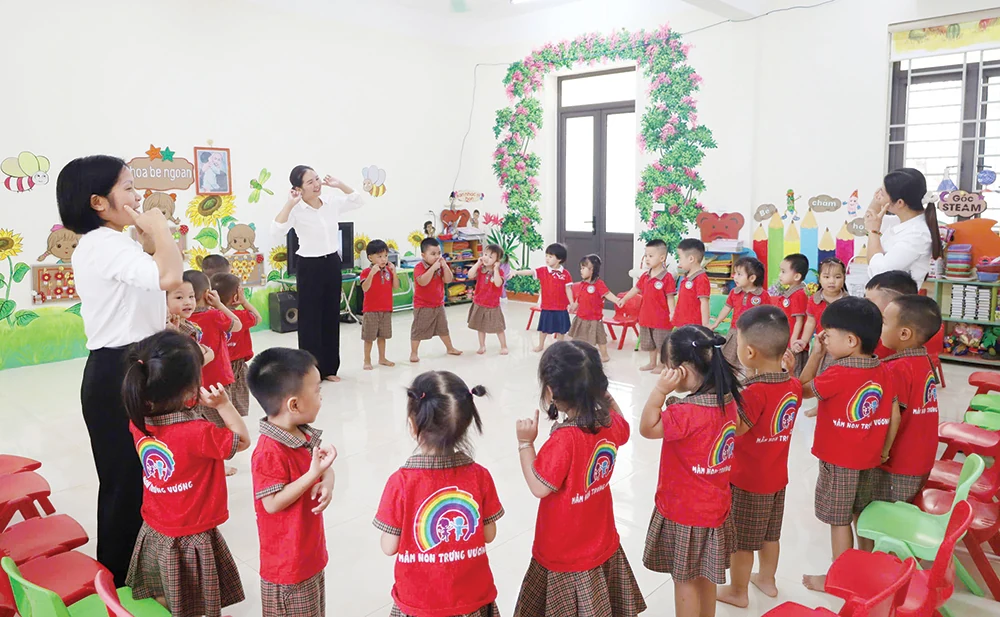 Trường Mầm non Trưng Vương - 40 năm trưởng thành, phát triển