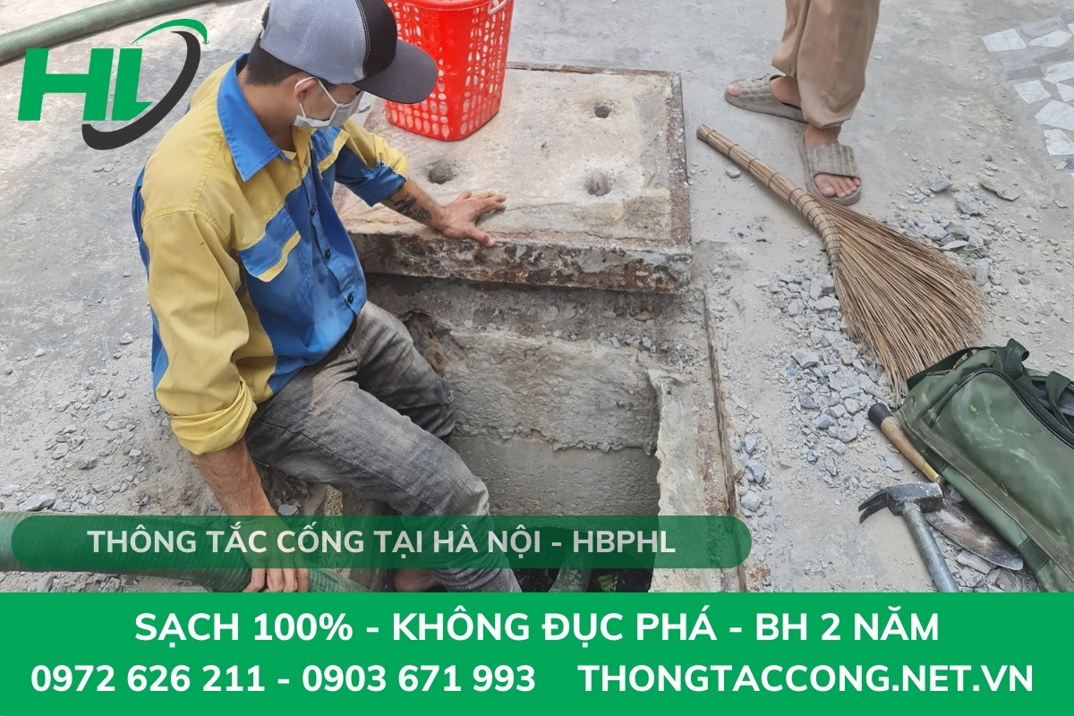 Top 1 công ty thông tắc cống tại Hà Nội uy tín, chuyên nghiệp