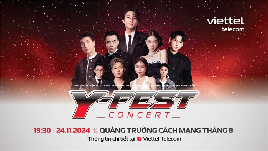 Siêu nhạc hội hoành tráng nhất 2024 Viettel Y-Fest sẽ được tổ chức tại Phố đi bộ Hà Nội