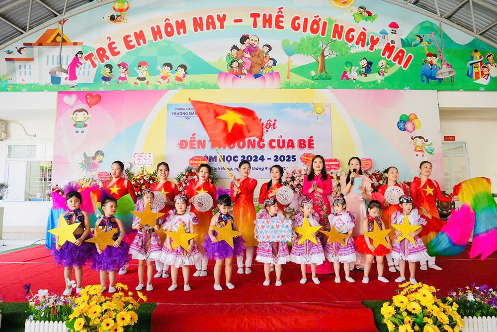 Trường Mầm non Minh Nông: 40 năm nâng cánh ước mơ