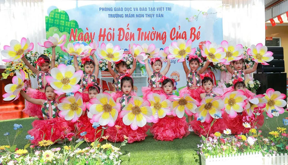 Trường Mầm non Thụy Vân- 40 năm nỗ lực trong sự nghiệp “trồng người”