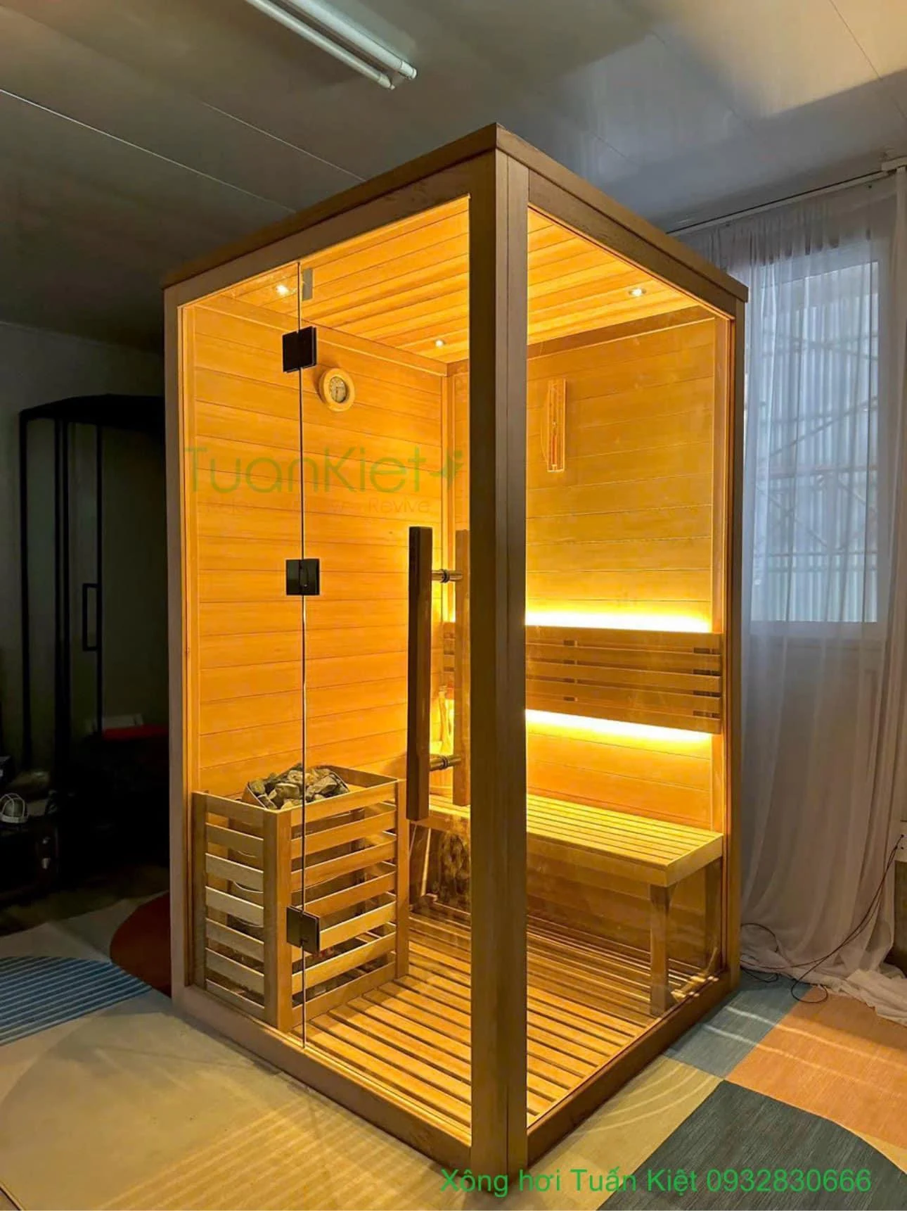 Tuấn Kiệt lắp đặt máy xông hơi chính hãng tại Phú Thọ