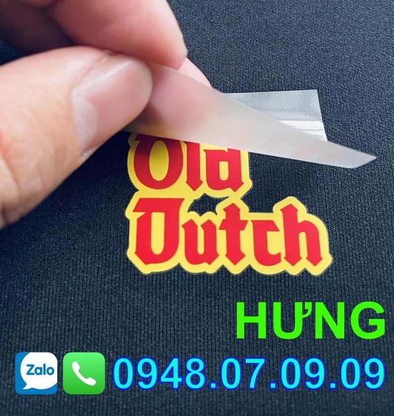 Tăng hiệu quả quảng cáo với nhãn ép nhiệt Hưng Thanh