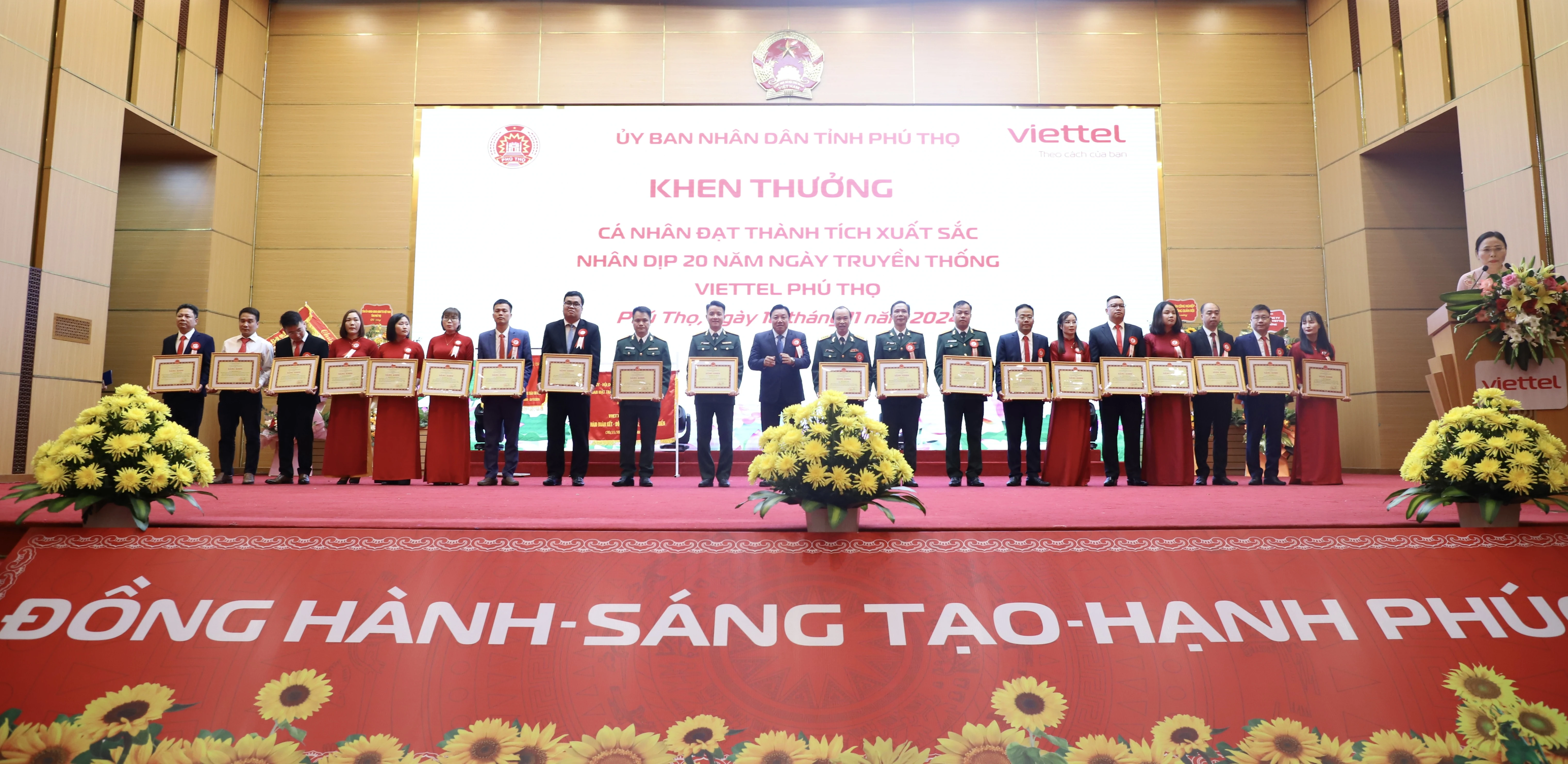 Viettel Phú Thọ kỷ niệm 20 năm ngày thành lập