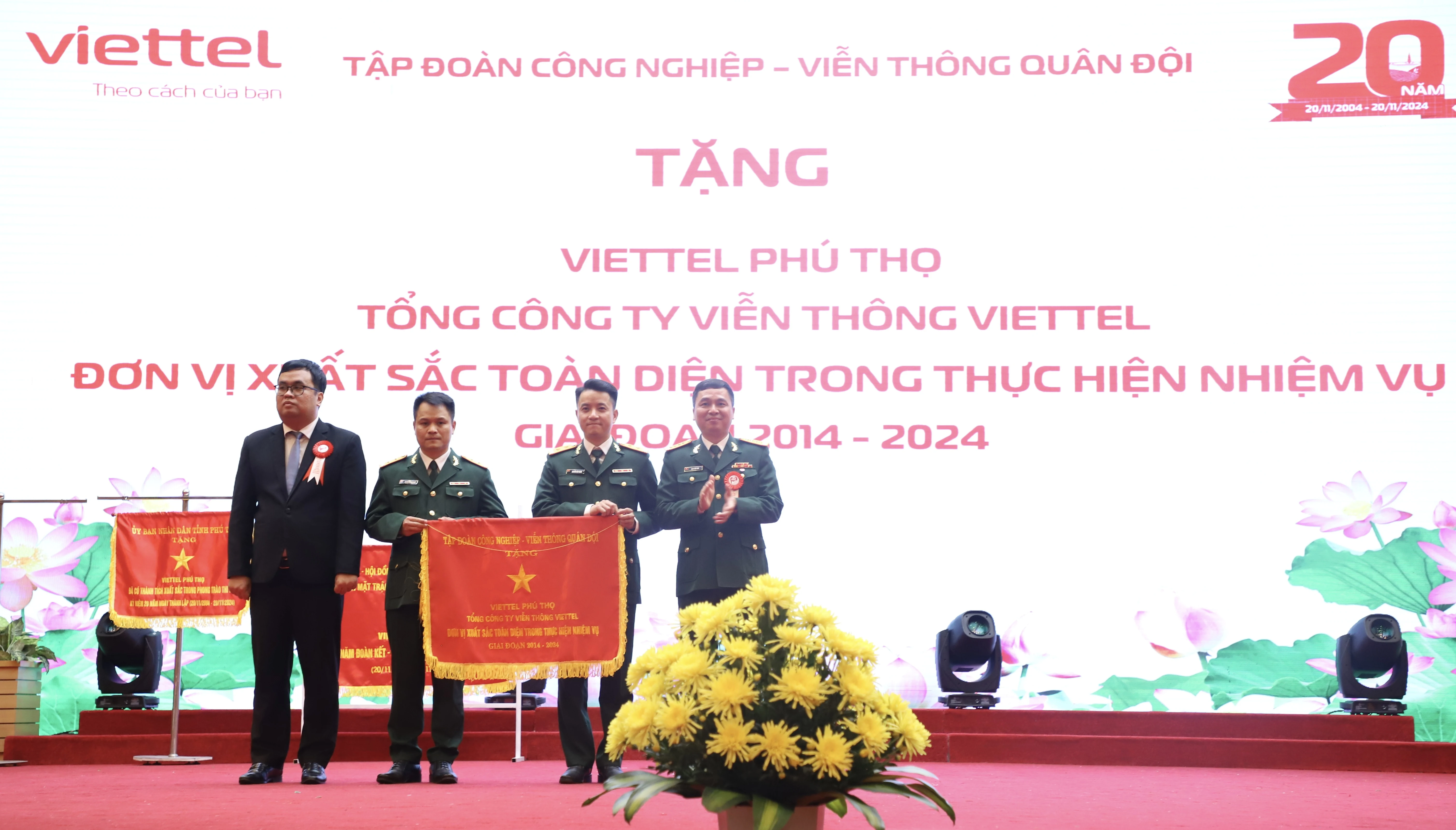 Viettel Phú Thọ kỷ niệm 20 năm ngày thành lập