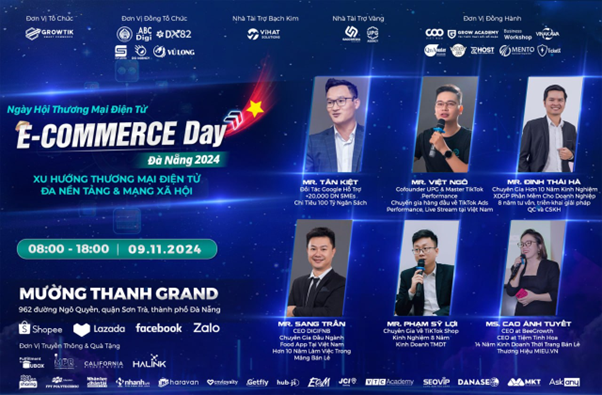 Sự Kiện Ecommerce Day Đà Nẵng 2024 quy tụ hơn 200 người tham dự thành công tốt đẹp