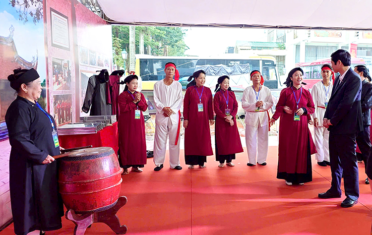 Phú Thọ tham gia trưng bày và trình diễn Di sản văn hóa được UNESCO ghi danh