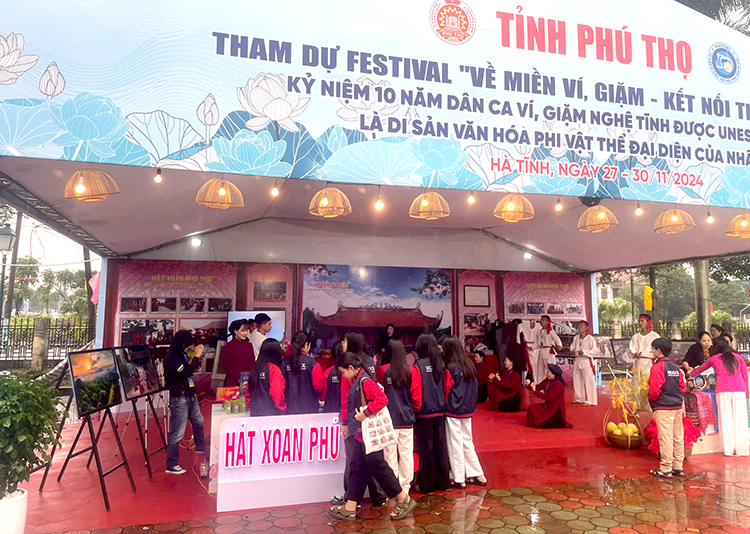 Phú Thọ tham gia trưng bày và trình diễn Di sản văn hóa được UNESCO ghi danh