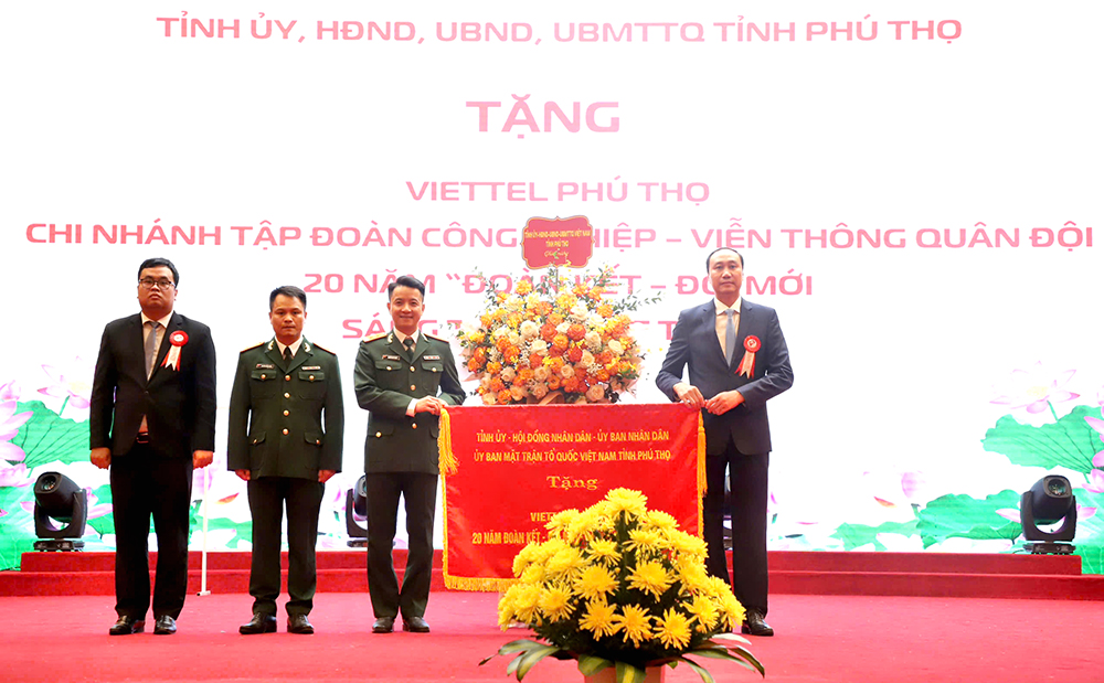 Viettel Phu Tho Celebrates 20th Anniversary of Establishment