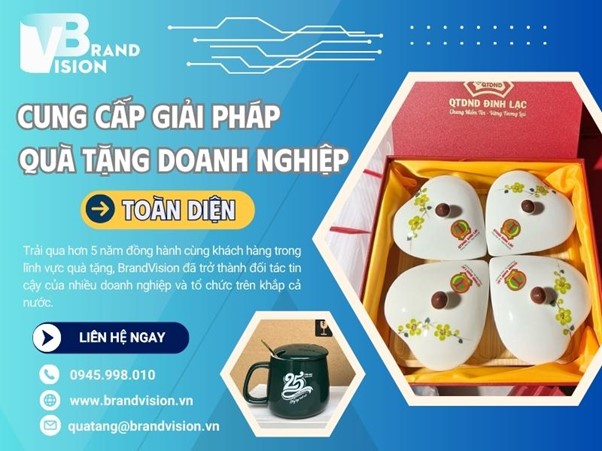 BrandVision - Cung cấp giải pháp quà tặng toàn diện nâng tầm thương hiệu