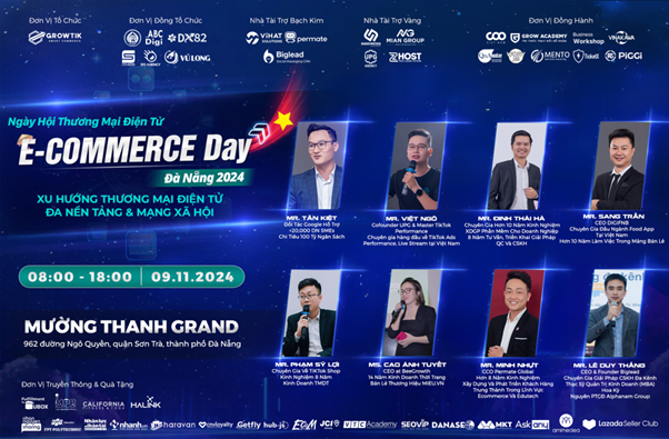 Sự kiện Ecommerce Day Đà Nẵng 2024 quy tụ hơn 200 người tham dự thành công tốt đẹp