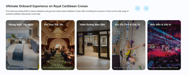 Trải nghiệm du thuyền Royal Caribbean đẳng cấp dễ dàng với Traveloka