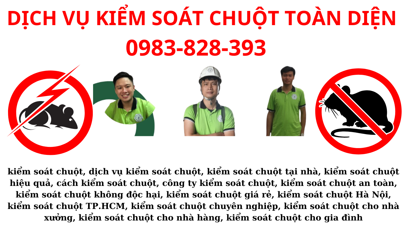 Công ty Kiểm Soát Côn Trùng Việt Nam: Giải pháp kiểm soát chuột toàn diện