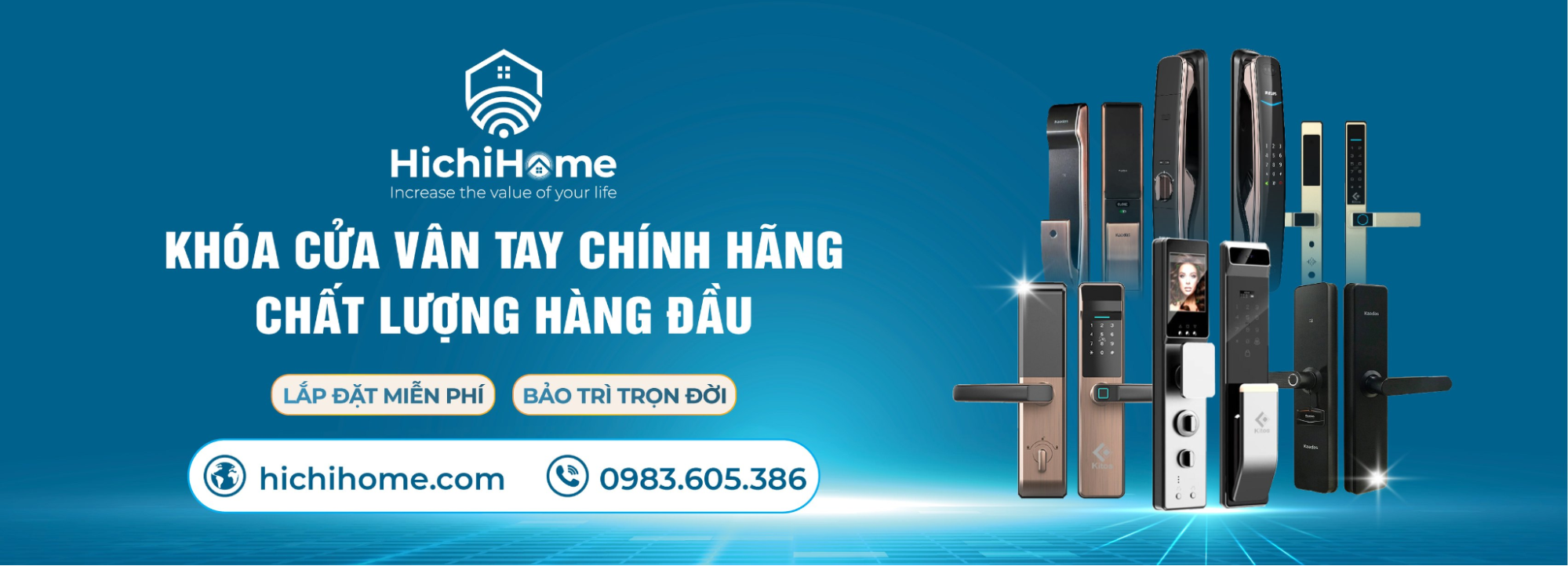 HichiHome - Đại Lý Khóa Điện Tử Chính Hãng, Cao Cấp tại Việt Nam