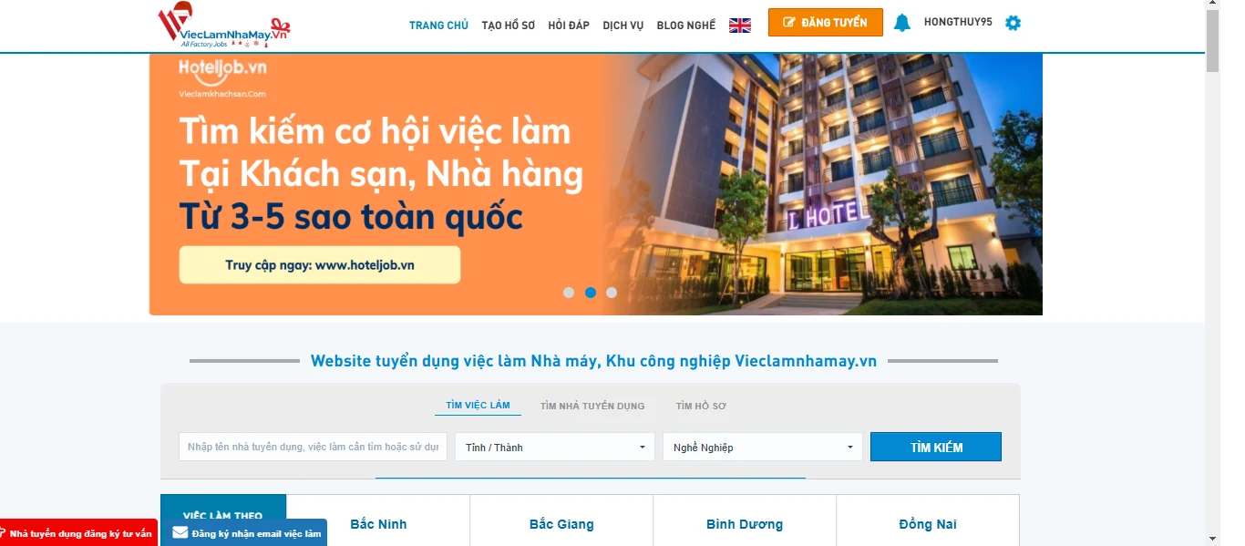 Vieclamnhamay.vn - Cầu nối uy tín giữa nhà máy và lao động phổ thông tại Phú Thọ
