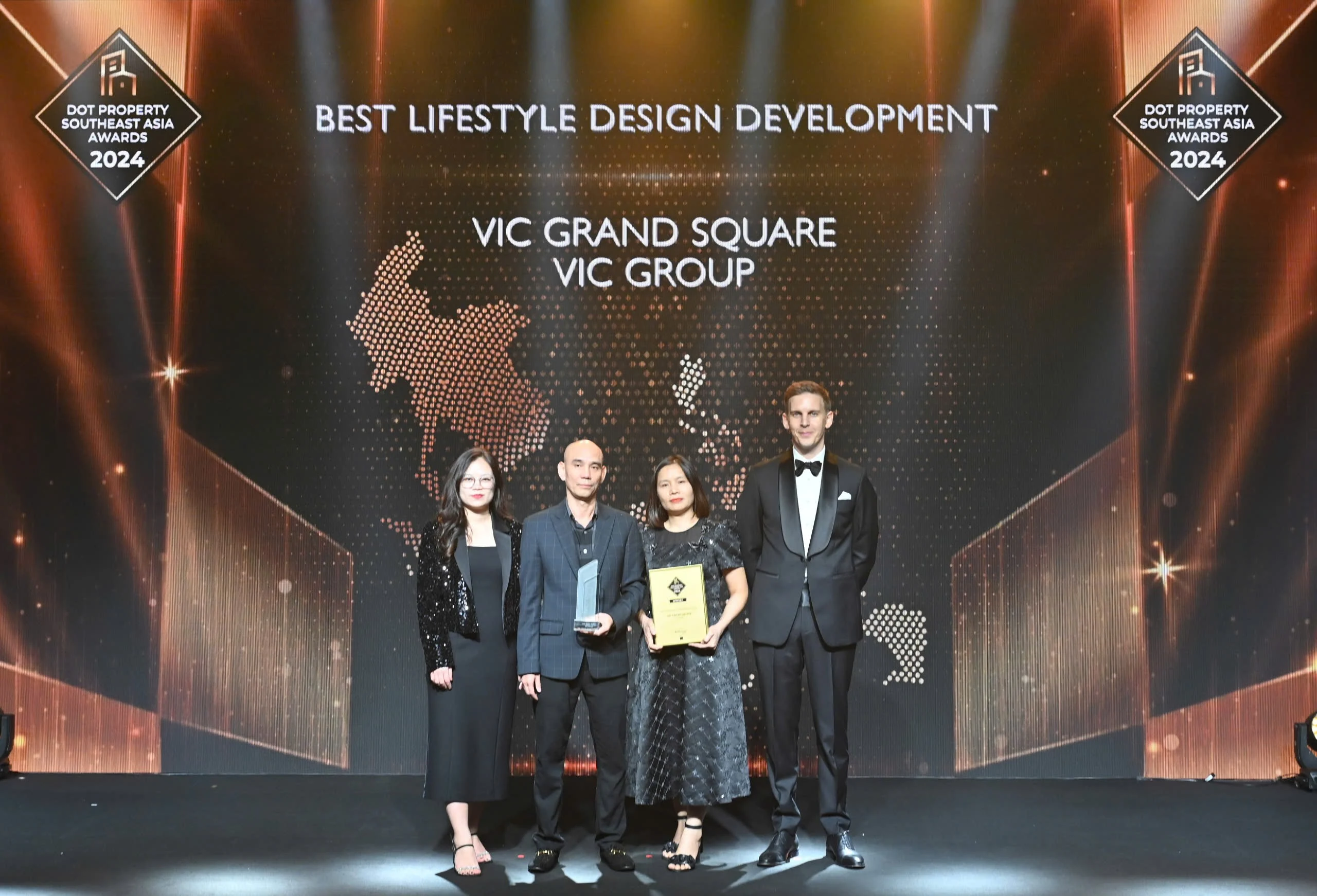 Tự hào Phú Thọ - Dự án VIC Grand Square giành giải thưởng thiết kế kiến tạo phong cách sống đẹp nhất Đông Nam Á 2024