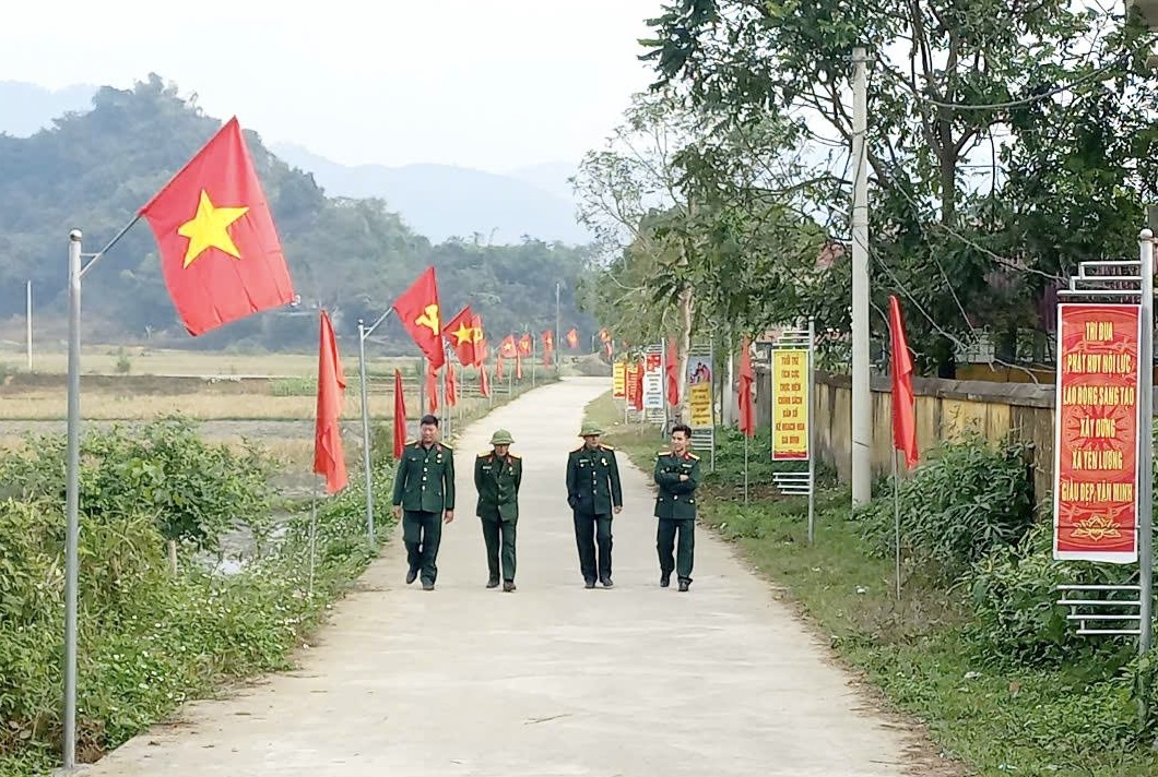 Mô hình “Đường cờ Tổ quốc” ở Yên Lương