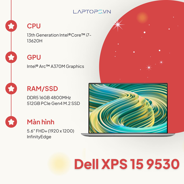 Mua Dell XPS 15 & Dell XPS 15 9530 - Laptop cao cấp xách tay giá rẻ tại TP.HCM