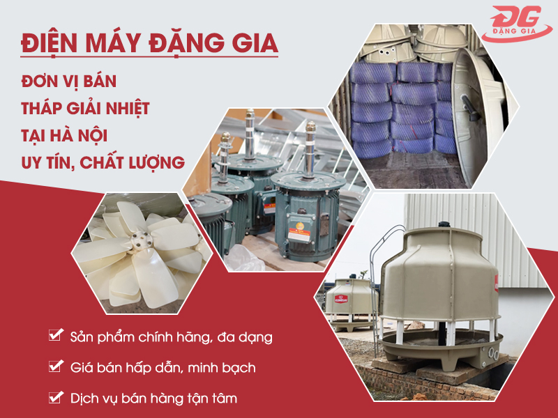 Địa chỉ bán tháp giải nhiệt tại Hà Nội chính hãng, giá tốt