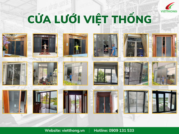 Cửa l ưới c hống m uỗi Việt Thống - Đầu t ư n hỏ, l ợi í ch l ớn c ho g ia đ ình b ạn