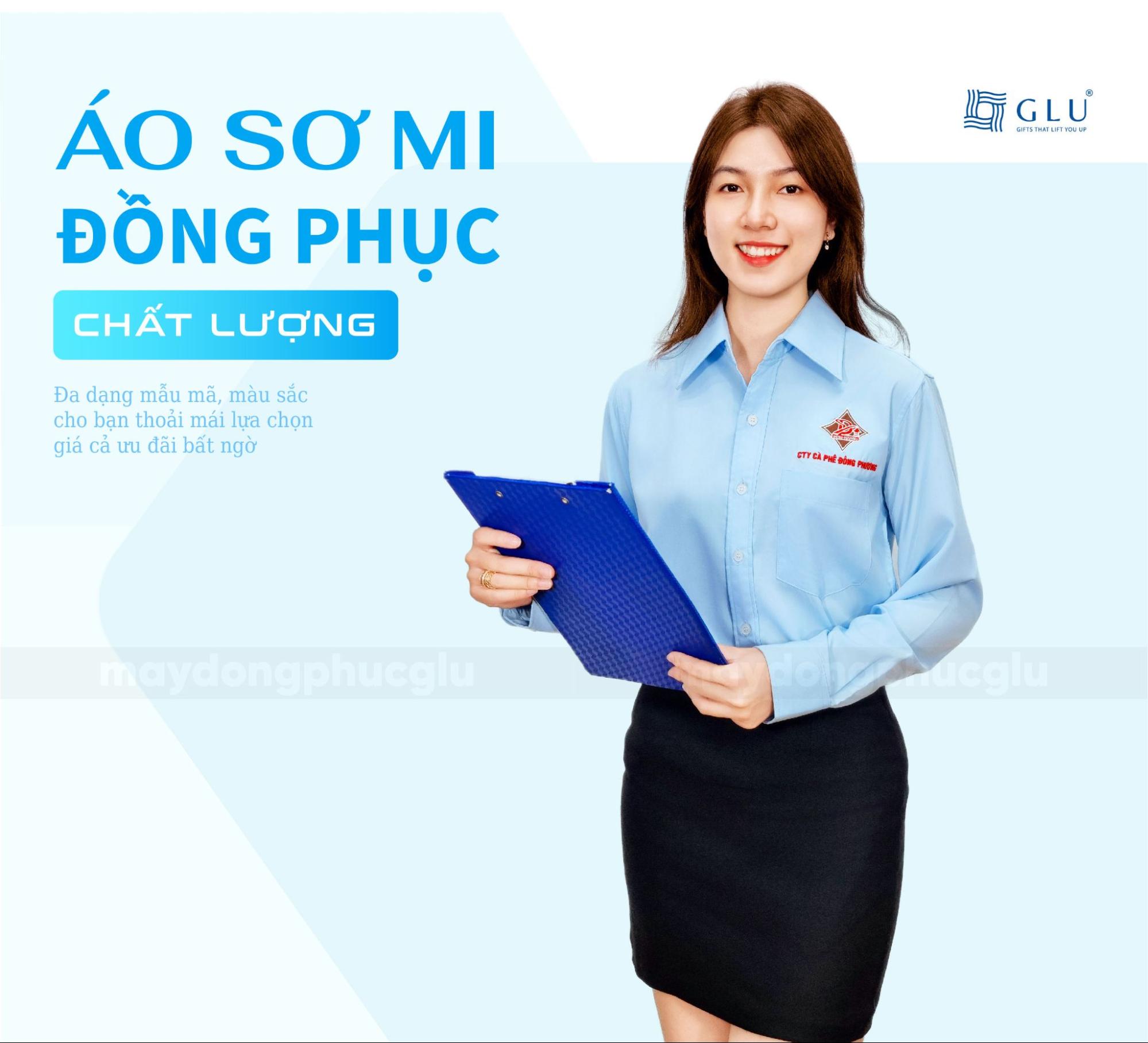 May Đồng Phục GLU - Xưởng may đồng phục công sở bền, đẹp tại TPHCM