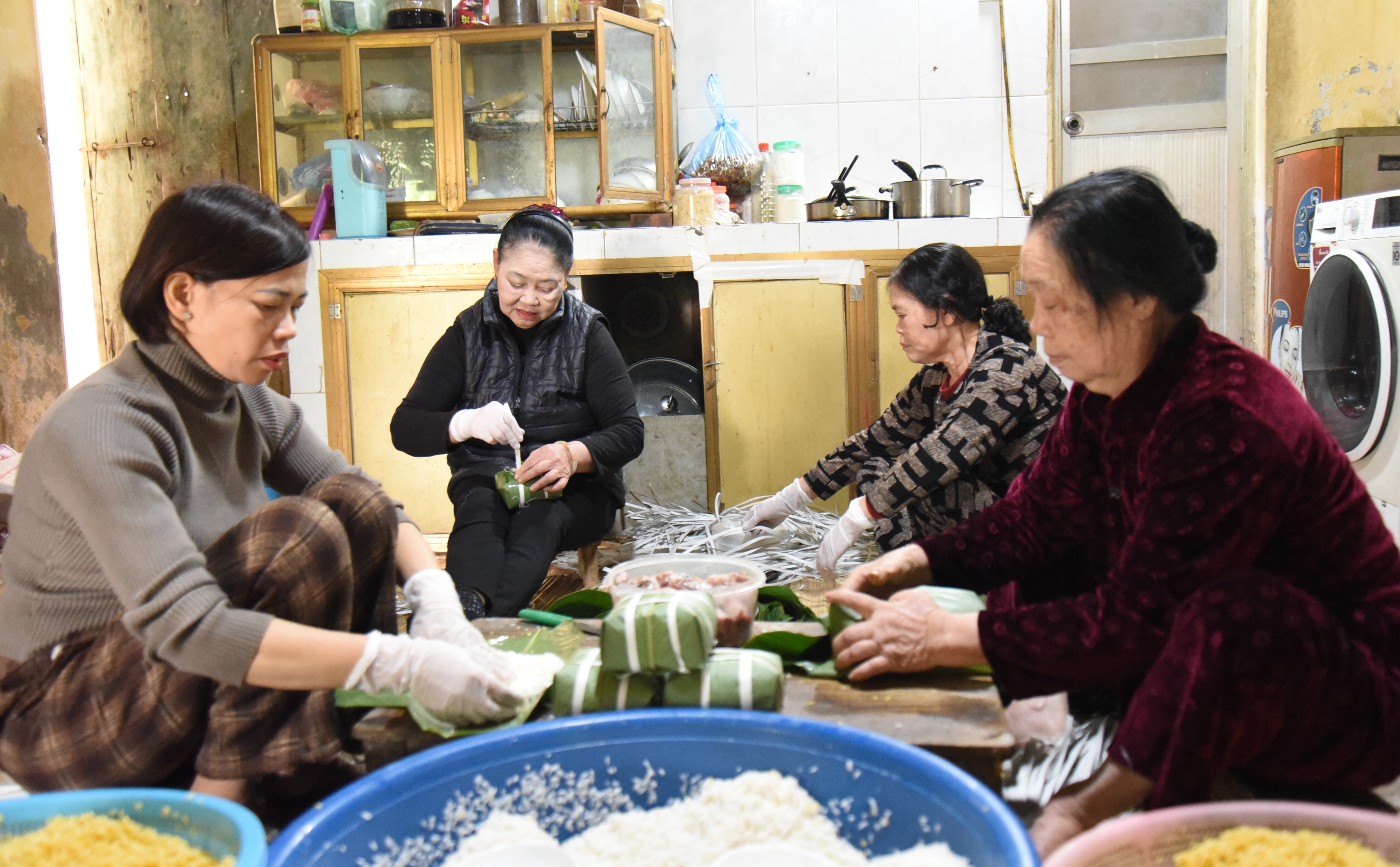 The Traditional Tet Fragrance in Hung Hoas Banh Chung