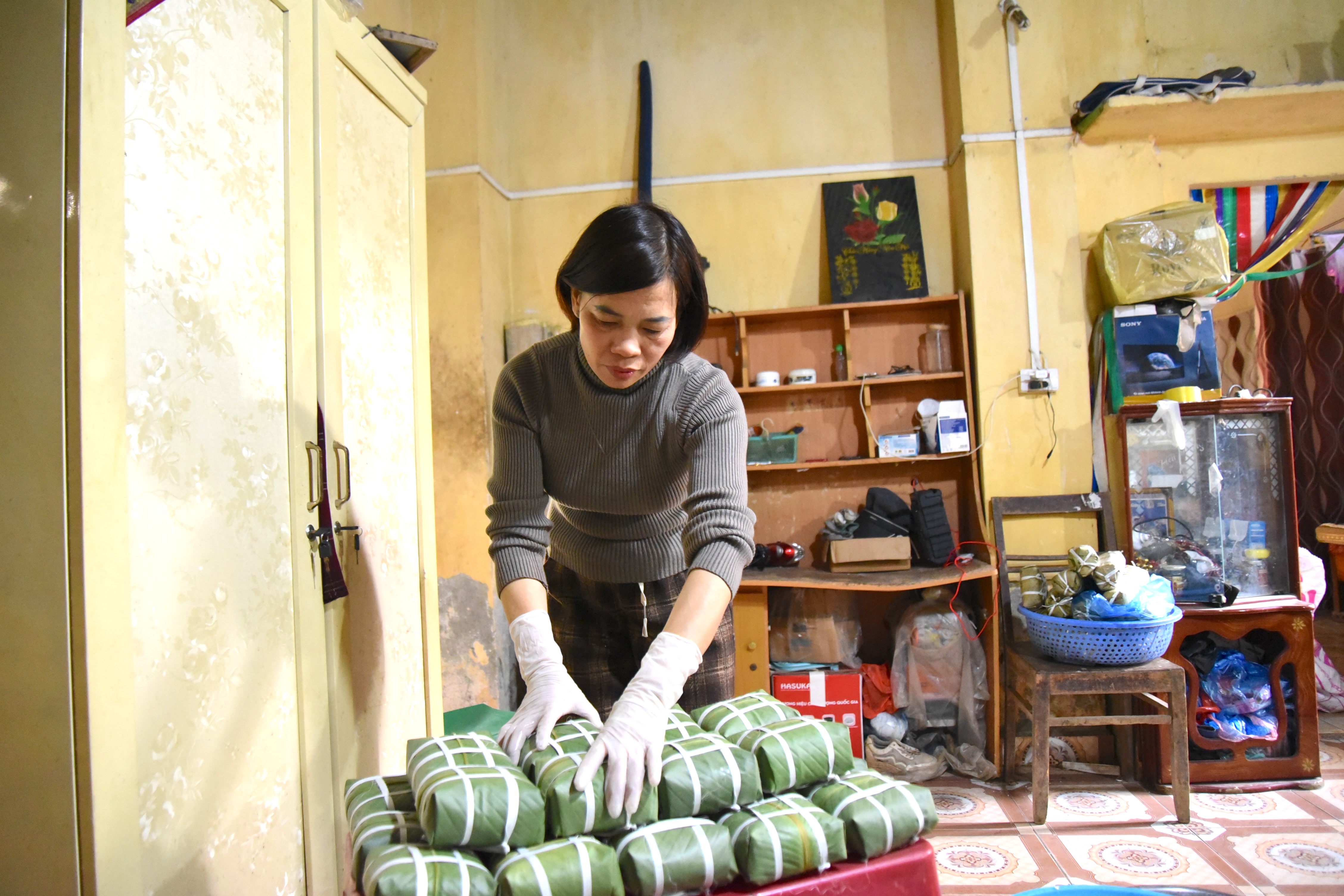 The Traditional Tet Fragrance in Hung Hoas Banh Chung