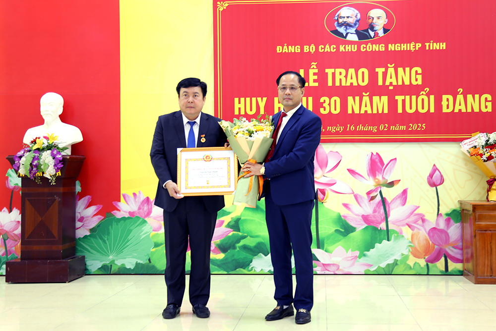 Đảng ủy các Khu công nghiệp tỉnh triển khai nhiệm vụ công tác Đảng năm 2025