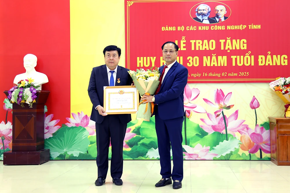 Đảng ủy các Khu công nghiệp tỉnh triển khai nhiệm vụ công tác Đảng năm 2025