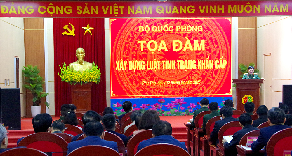 Tọa đàm xây dựng Luật Tình trạng khẩn cấp