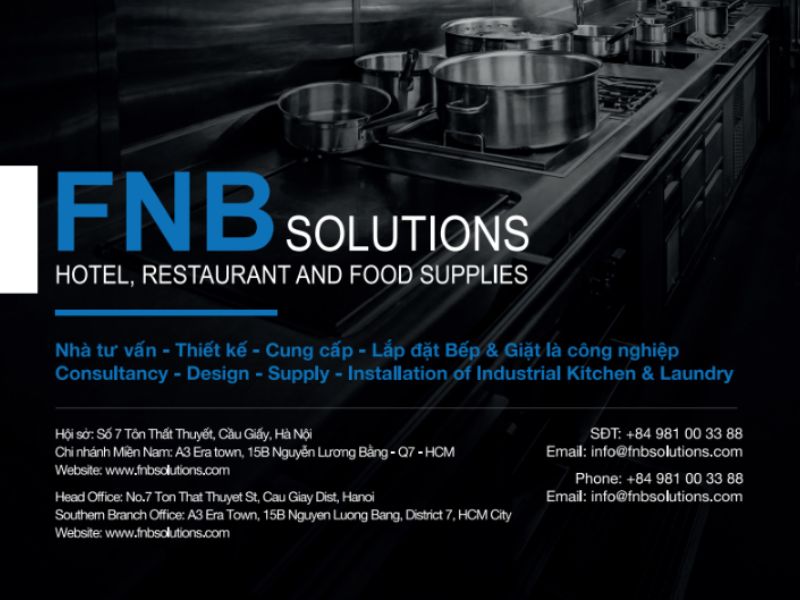 FNB Solutions đồng hành cùng Grand Pullman Hải Phòng – Nâng tầm khu bếp ẩm thực 5 sao