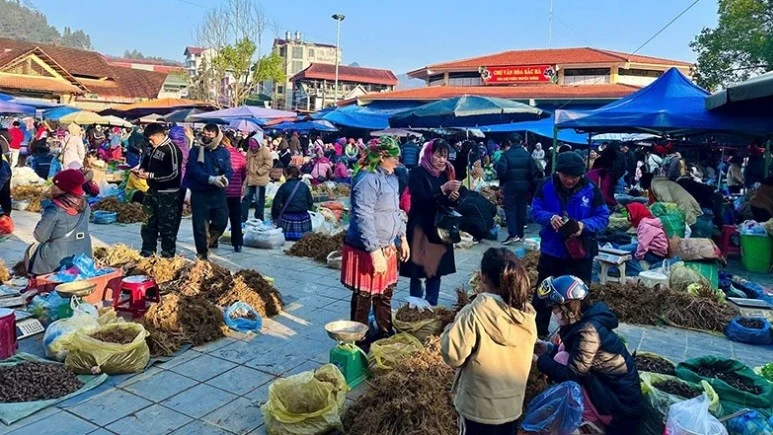 Rộn ràng chợ Bắc Hà ngày xuân