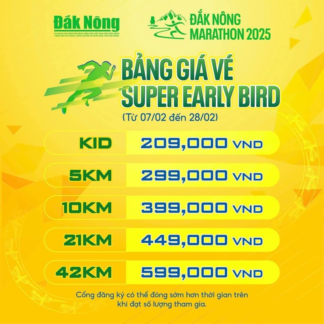 Chạy giữa đại ngàn Tây Nguyên - Đắk Nông Marathon 2025 chờ bạn!