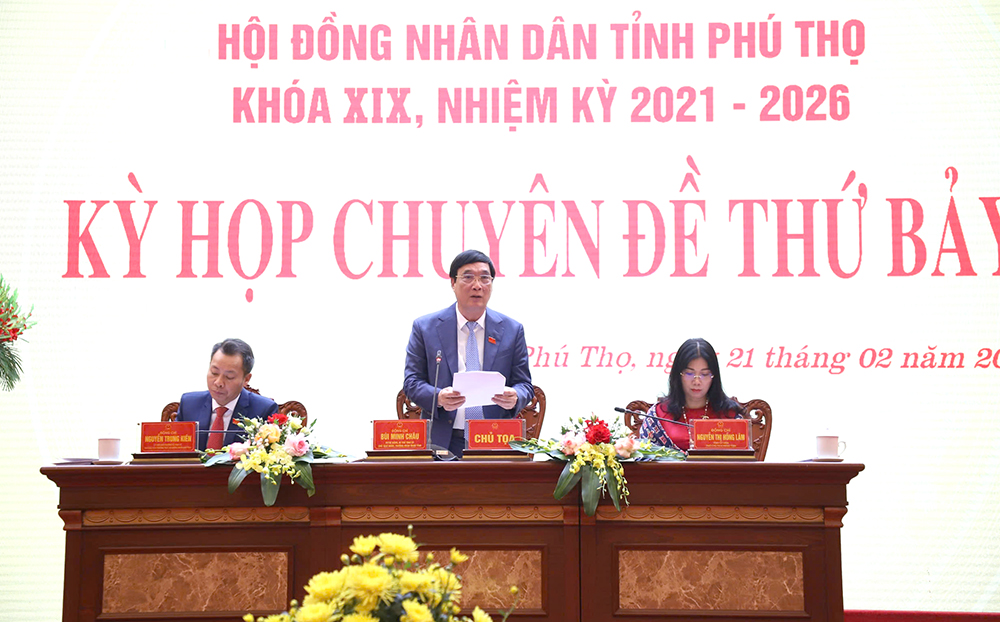 Kỳ họp chuyên đề thứ Bảy - HĐND tỉnh khoá XIX