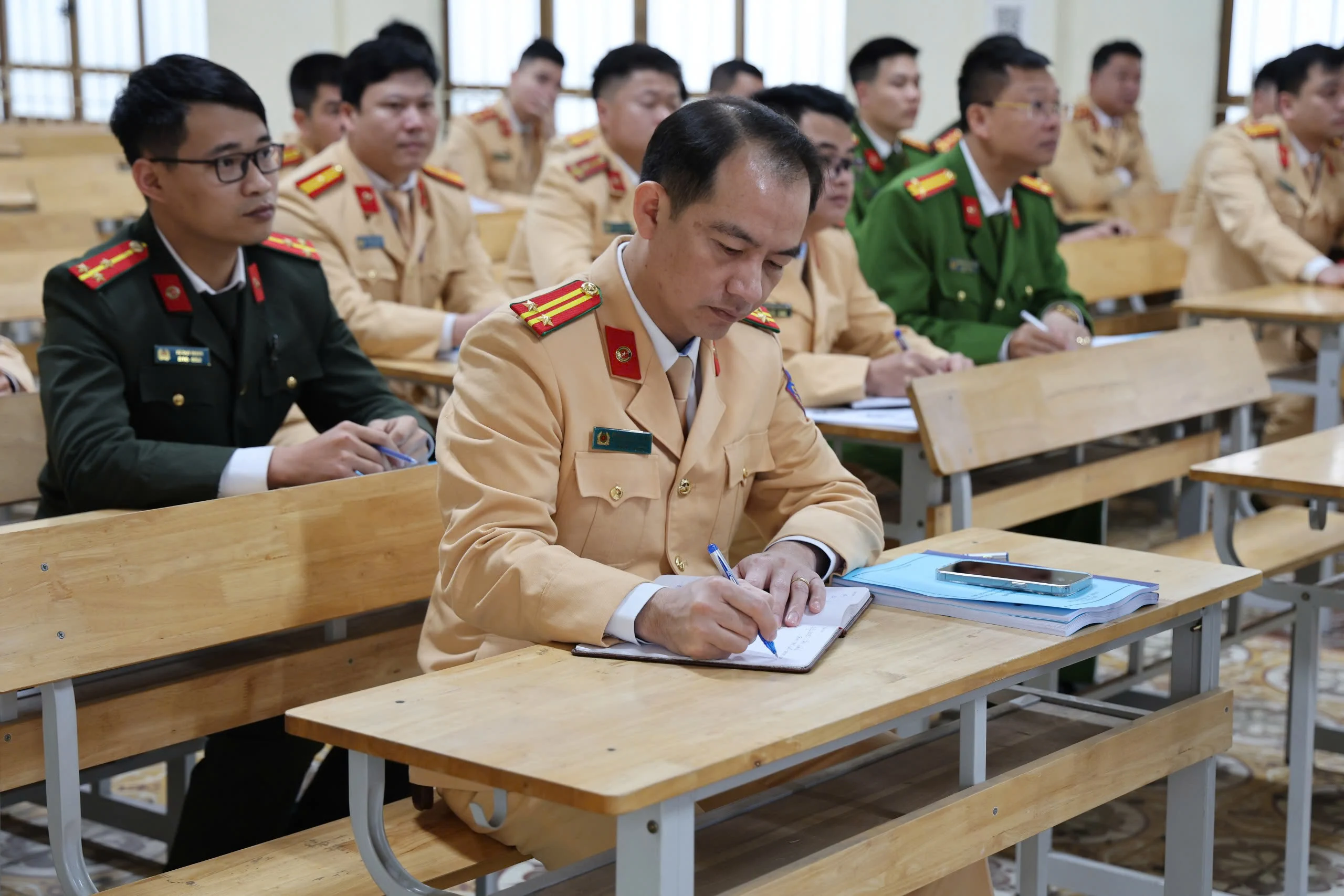 Tập huấn công tác sát hạch, cấp giấy phép lái xe cho cán bộ chiến sĩ công an