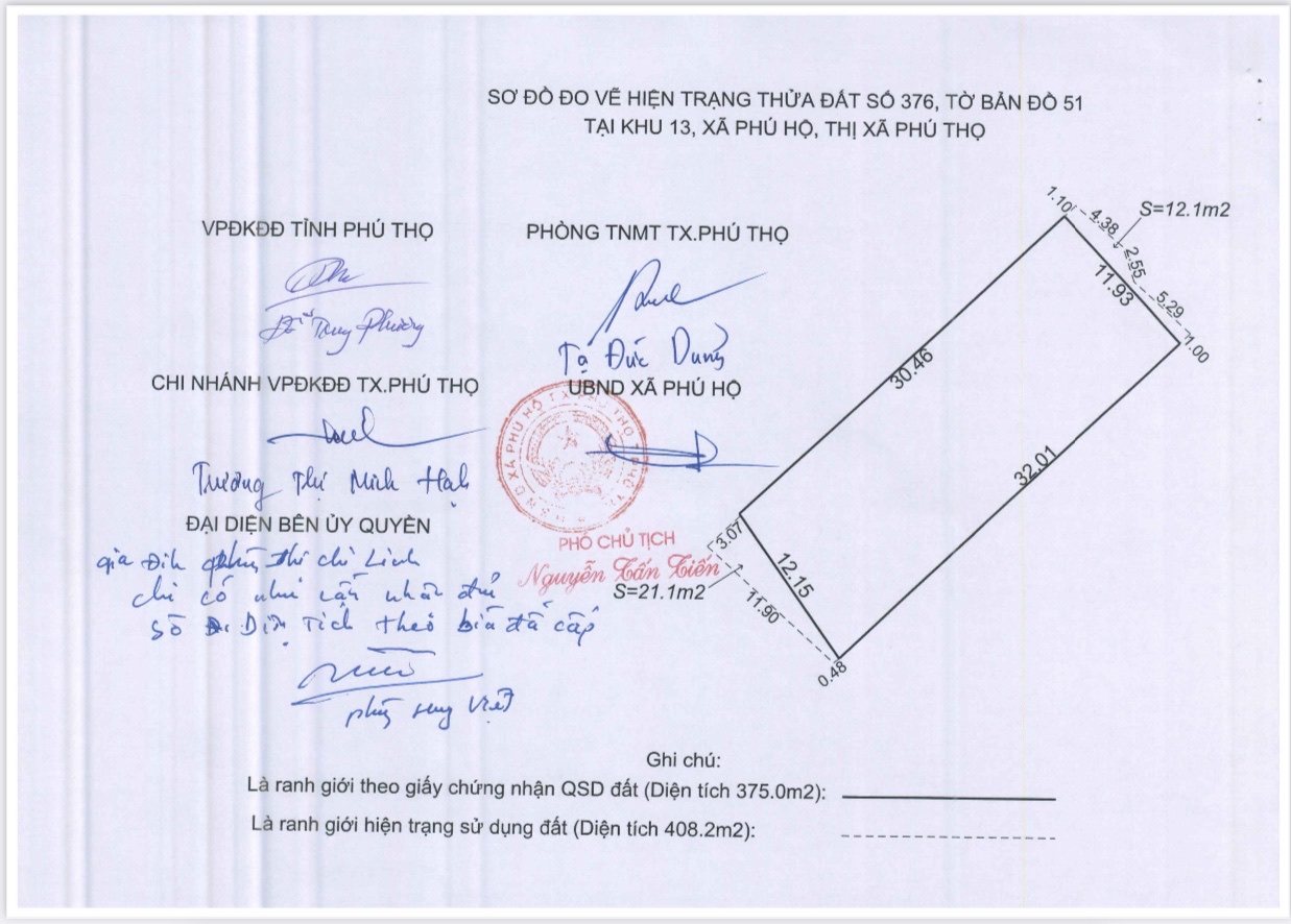 Đơn của ông Phùng Huy Việt đã được Văn phòng đăng ký đất đai - Sở Tài nguyên và Môi trường giải quyết, trả lời