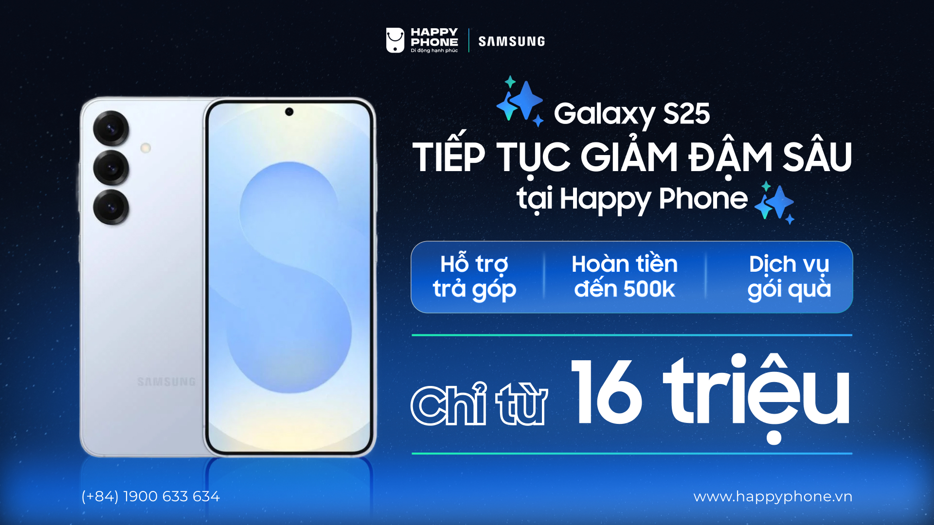 Samsung Galaxy S25 Series giá cực rẻ chỉ từ 16 triệu