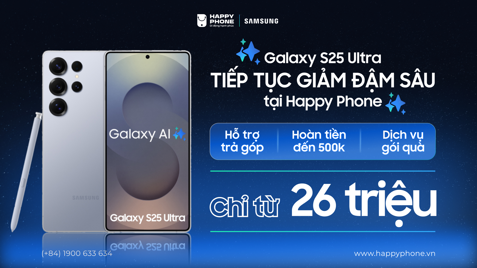 Samsung Galaxy S25 Series giá cực rẻ chỉ từ 16 triệu